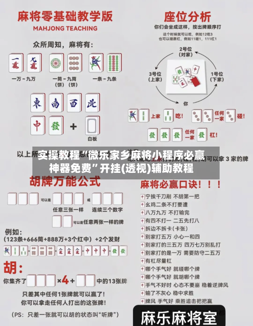 实操教程“微乐家乡麻将小程序必赢神器免费”开挂(透视)辅助教程-第1张图片