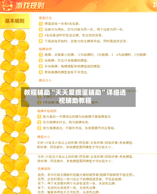 教程辅助“天天爱掼蛋辅助”详细透视辅助教程-第2张图片