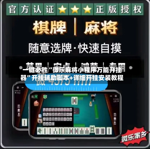 一键必胜“微乐麻将小程序万能开挂器”开挂辅助脚本+详细开挂安装教程