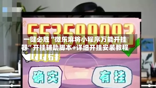 一键必胜“微乐麻将小程序万能开挂器”开挂辅助脚本+详细开挂安装教程-第3张图片