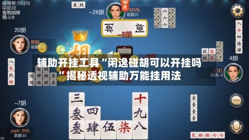 辅助开挂工具“闲逸碰胡可以开挂吗	”揭秘透视辅助万能挂用法-第2张图片