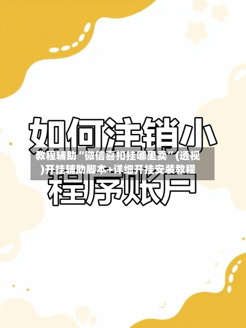 教程辅助“微信喜扣挂哪里卖	”(透视)开挂辅助脚本+详细开挂安装教程-第1张图片