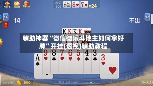 辅助神器“微信微乐斗地主如何拿好牌”开挂(透视)辅助教程-第1张图片
