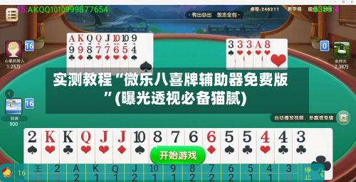 实测教程“微乐八喜牌辅助器免费版”(曝光透视必备猫腻)-第3张图片