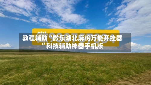 教程辅助“微乐湖北麻将万能开挂器”科技辅助神器手机版