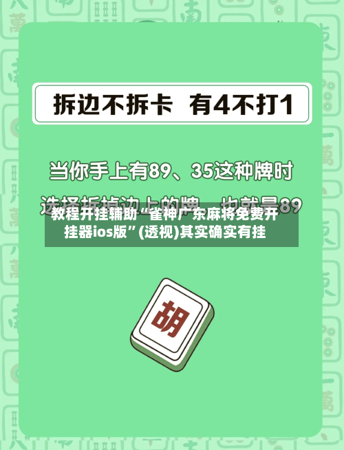 教程开挂辅助“雀神广东麻将免费开挂器ios版	”(透视)其实确实有挂-第2张图片