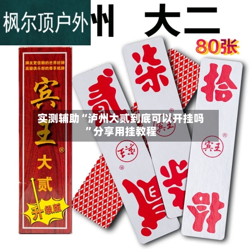 实测辅助“泸州大贰到底可以开挂吗	”分享用挂教程-第1张图片