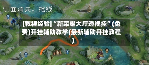 [教程经验]“新荣耀大厅透视挂”(免费)开挂辅助教学(最新辅助开挂教程)-第3张图片