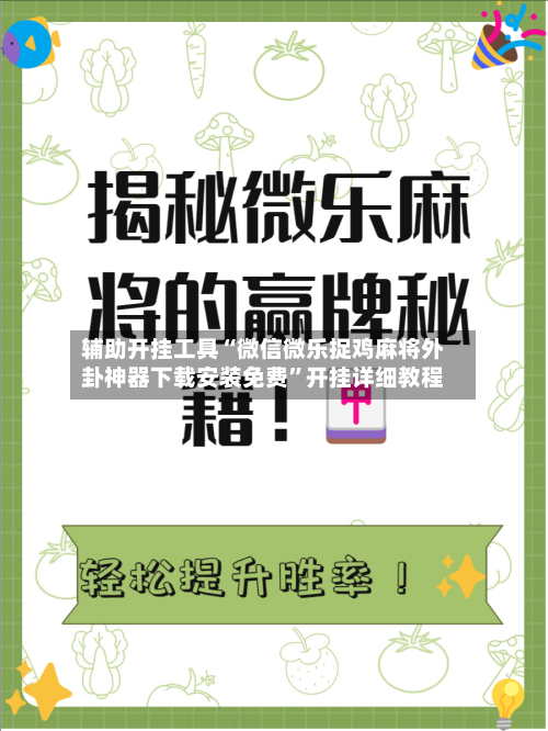 辅助开挂工具“微信微乐捉鸡麻将外卦神器下载安装免费	”开挂详细教程-第2张图片