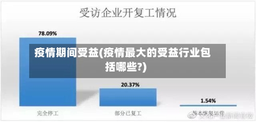 疫情期间受益(疫情最大的受益行业包括哪些?)-第3张图片