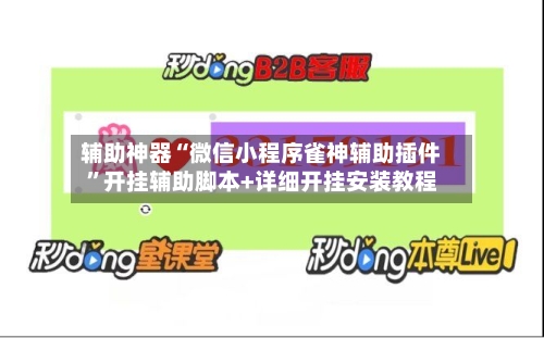 辅助神器“微信小程序雀神辅助插件	”开挂辅助脚本+详细开挂安装教程-第1张图片