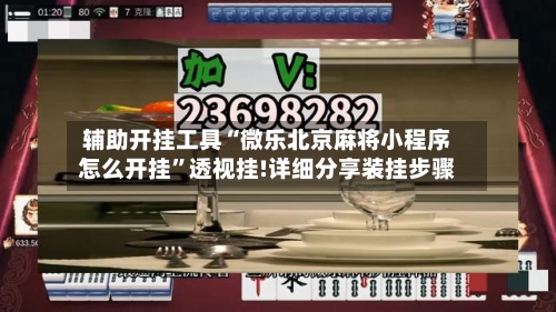 辅助开挂工具“微乐北京麻将小程序怎么开挂	”透视挂!详细分享装挂步骤-第2张图片