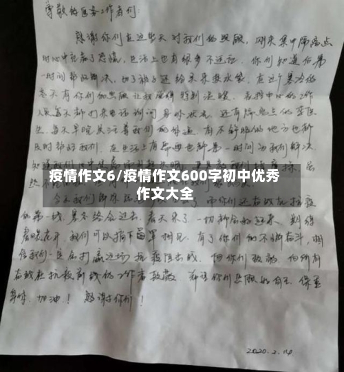 疫情作文6/疫情作文600字初中优秀作文大全-第1张图片