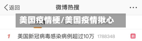 美国疫情梗/美国疫情揪心-第1张图片
