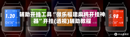 辅助开挂工具“微乐福建麻将开挂神器”开挂(透视)辅助教程