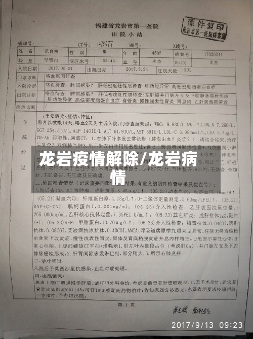 龙岩疫情解除/龙岩病情-第1张图片