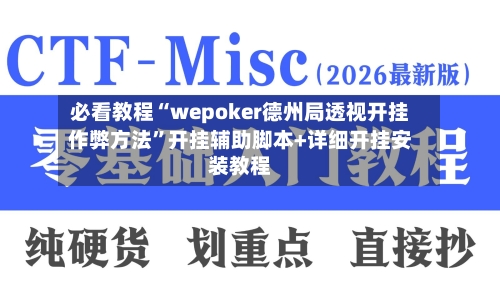 必看教程“wepoker德州局透视开挂作弊方法”开挂辅助脚本+详细开挂安装教程-第2张图片