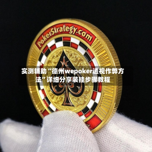 实测辅助“德州wepoker透视作弊方法”详细分享装挂步骤教程-第1张图片