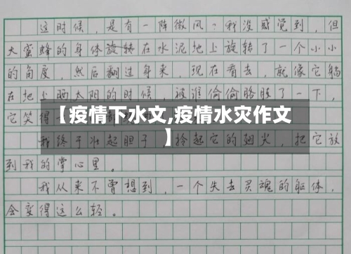 【疫情下水文,疫情水灾作文】-第3张图片