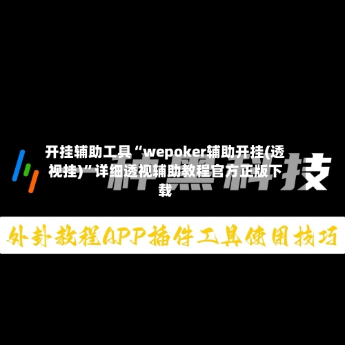 开挂辅助工具“wepoker辅助开挂(透视挂)”详细透视辅助教程官方正版下载-第1张图片