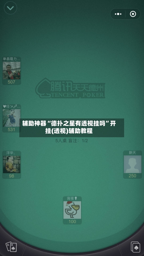 辅助神器“德扑之星有透视挂吗”开挂(透视)辅助教程