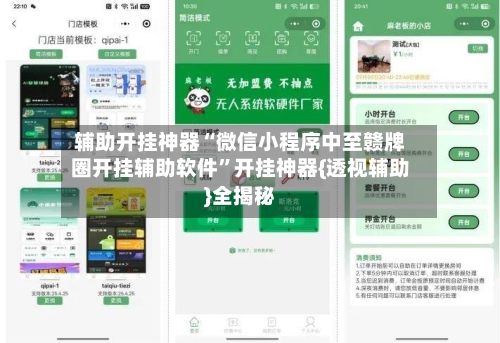 辅助开挂神器“微信小程序中至赣牌圈开挂辅助软件”开挂神器{透视辅助}全揭秘-第2张图片