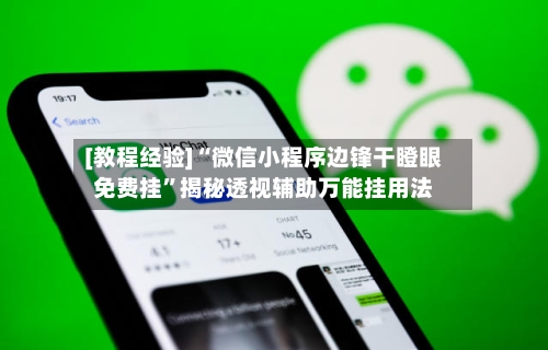 [教程经验]“微信小程序边锋干瞪眼免费挂”揭秘透视辅助万能挂用法-第2张图片