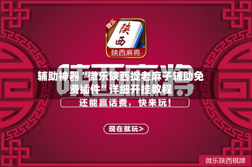 辅助神器“微乐陕西捉老麻子辅助免费插件”详细开挂教程-第1张图片