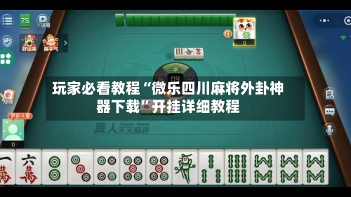玩家必看教程“微乐四川麻将外卦神器下载”开挂详细教程-第3张图片