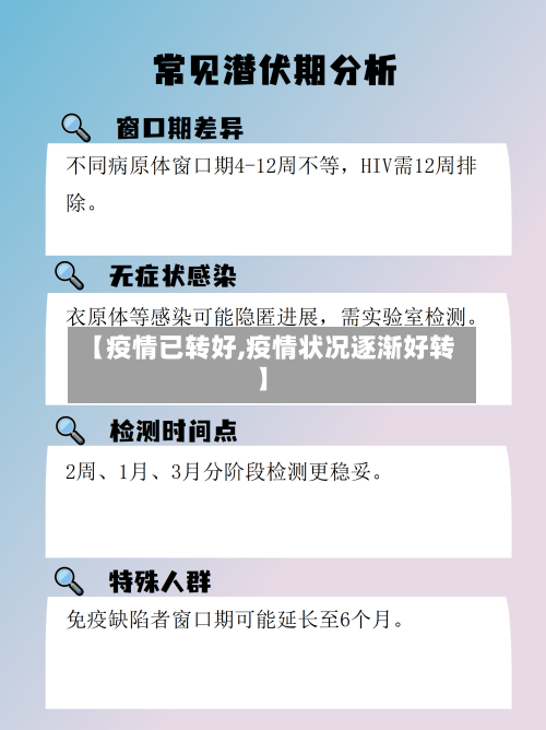 【疫情已转好,疫情状况逐渐好转】-第3张图片