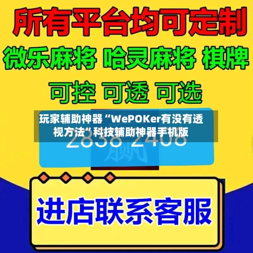 玩家辅助神器“WePOKer有没有透视方法	”科技辅助神器手机版-第2张图片