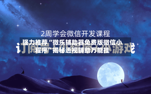 强力推荐“微乐辅助器免费版微信小程序”揭秘透视辅助万能挂-第2张图片