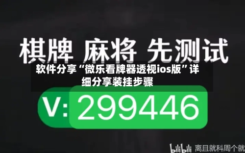 软件分享“微乐看牌器透视ios版”详细分享装挂步骤