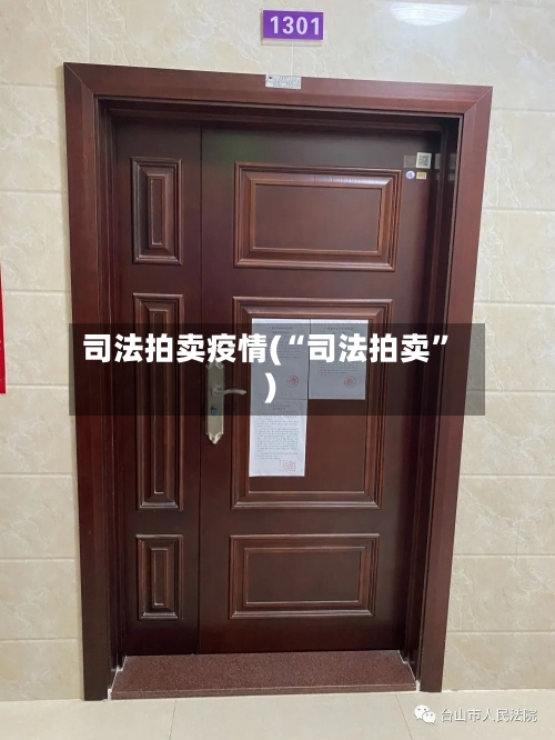 司法拍卖疫情(“司法拍卖”)-第1张图片