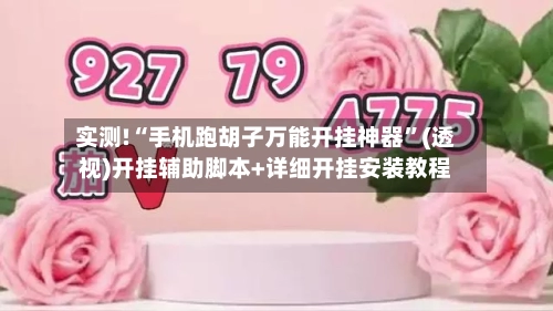 实测!“手机跑胡子万能开挂神器”(透视)开挂辅助脚本+详细开挂安装教程-第2张图片