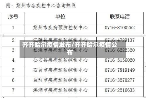 齐齐哈尔疫情发布/齐齐哈尔疫情公布
