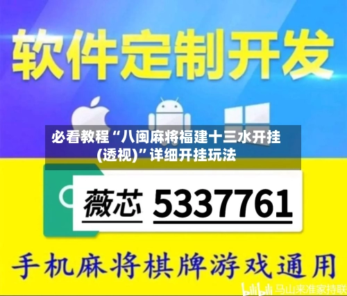 必看教程“八闽麻将福建十三水开挂(透视)”详细开挂玩法