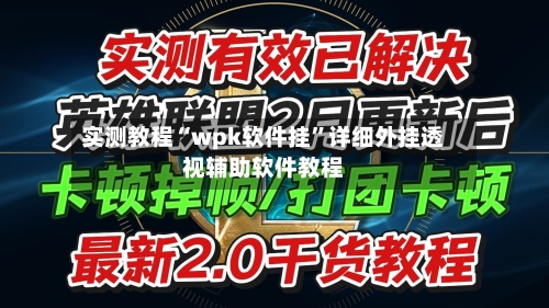 实测教程“wpk软件挂”详细外挂透视辅助软件教程-第2张图片
