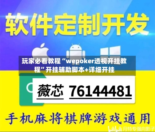 玩家必看教程“wepoker透视开挂教程”开挂辅助脚本+详细开挂
