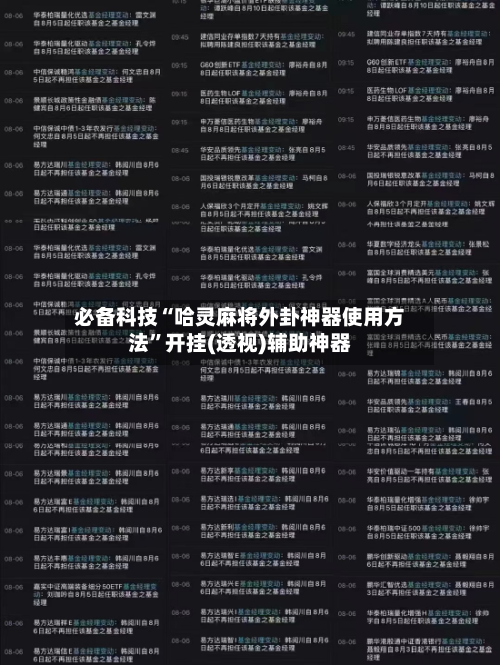 必备科技“哈灵麻将外卦神器使用方法”开挂(透视)辅助神器-第3张图片