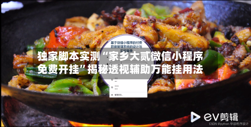 独家脚本实测“家乡大贰微信小程序免费开挂”揭秘透视辅助万能挂用法-第2张图片