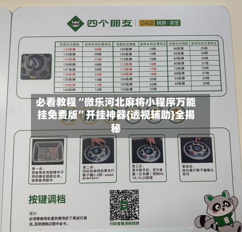 必看教程“微乐河北麻将小程序万能挂免费版”开挂神器{透视辅助}全揭秘-第3张图片