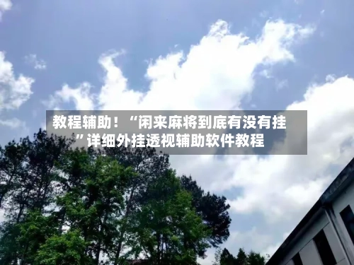 教程辅助！“闲来麻将到底有没有挂”详细外挂透视辅助软件教程-第2张图片