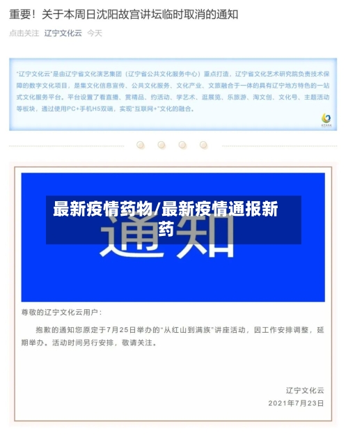 最新疫情药物/最新疫情通报新药-第1张图片