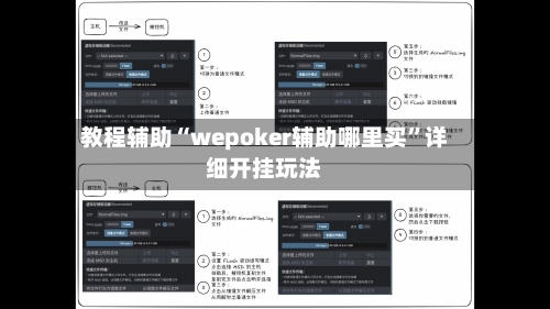 教程辅助“wepoker辅助哪里买	”详细开挂玩法-第1张图片