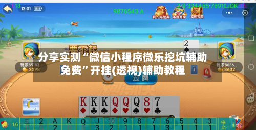 分享实测“微信小程序微乐挖坑辅助免费”开挂(透视)辅助教程