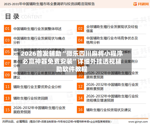 2026首发辅助“微乐四川麻将小程序必赢神器免费安装”详细外挂透视辅助软件教程-第2张图片