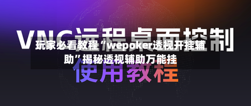 玩家必看教程“wepoker透视开挂辅助”揭秘透视辅助万能挂-第2张图片