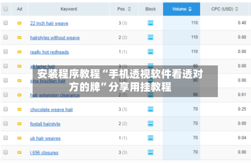 安装程序教程“手机透视软件看透对方的牌	”分享用挂教程-第3张图片