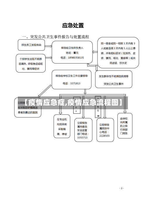 【疫情应急症,疫情应急流程图】